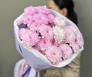 Букет пышный «Черничное мороженое»